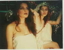 Polaroid of Francesca and Niagara